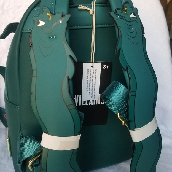 loungefly x Disney Ursula backpack + wallet - Picture 7 of 11